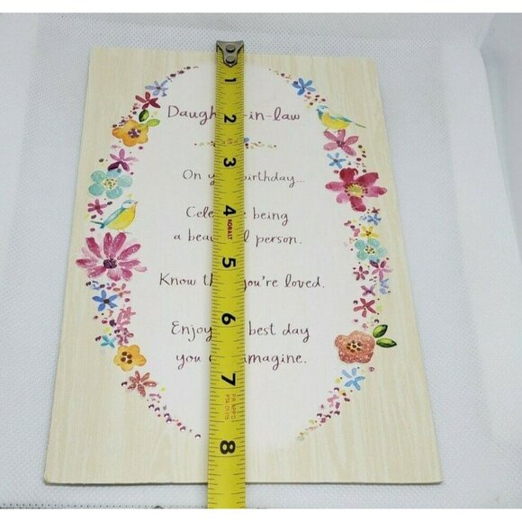 American Greetings Daughter-In-Law Happy Birthday Greeting Card (No Envelope) - Picture 10 of 11